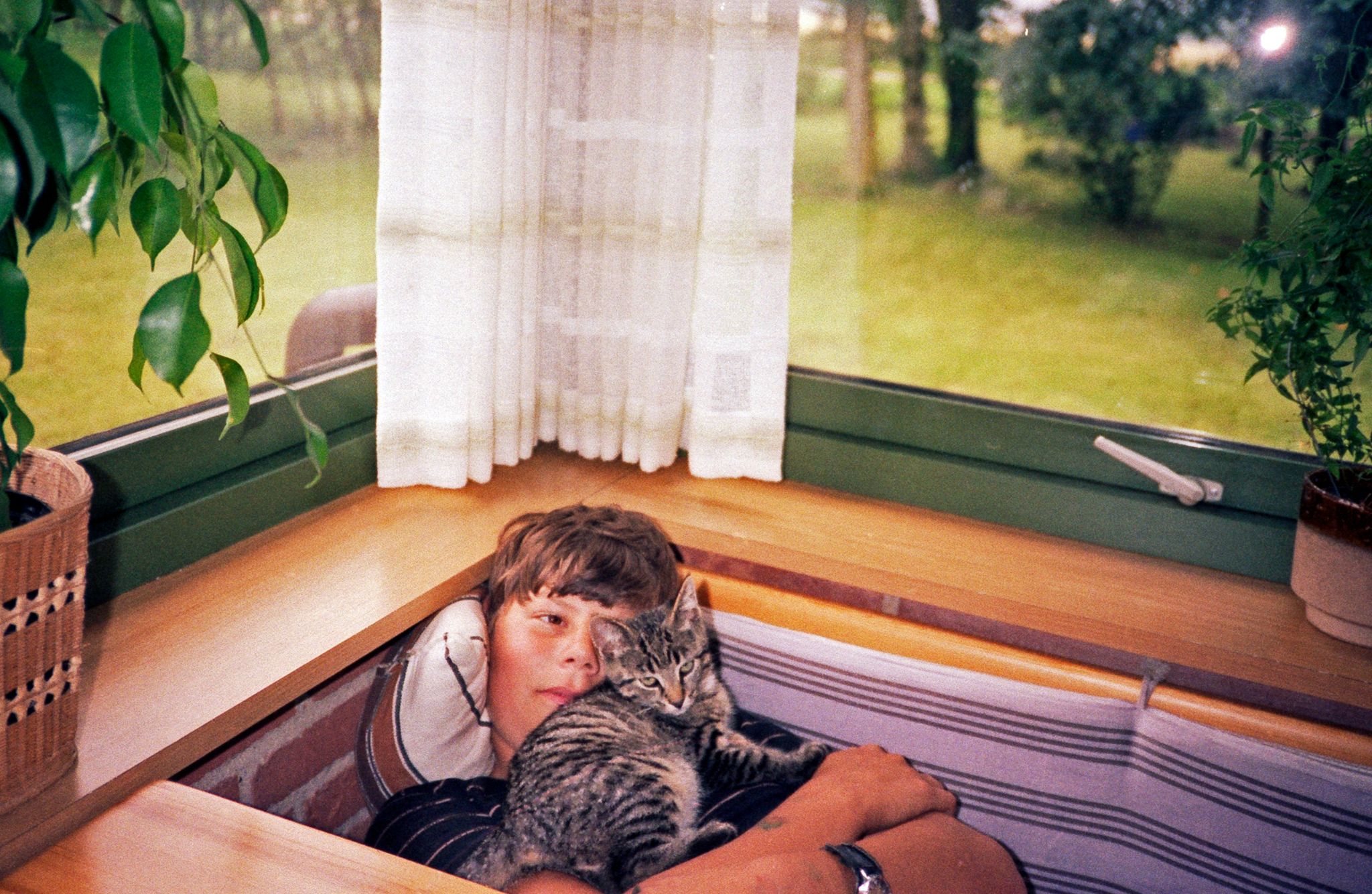 Johnny med katten